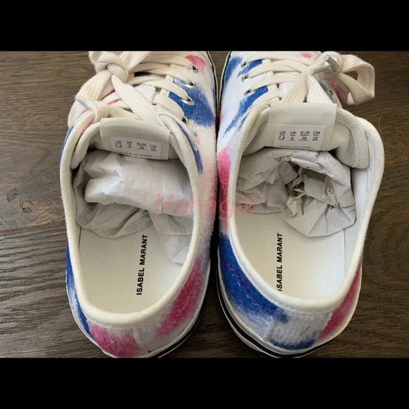 ISABEL MARANT Binkoo Ikat Canvas Sneakers - Picture 9 of 12